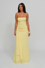 Riviera Lace-Up Maxi Set