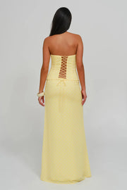 Riviera Lace-Up Maxi Set
