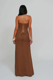 Riviera Lace-Up Maxi Set