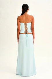 Riviera Lace-Up Maxi Set