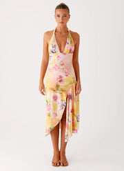 Floral Summer Midi Dress
